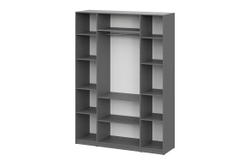 Шкаф распашной «ШК 5» Графит 160 см