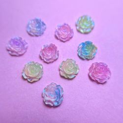 1844 Фигурки объёмные "Цветочки" 10 шт