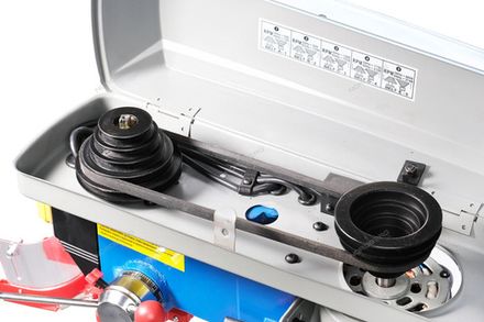 Цена на NORDBERG (ND1352) Станок сверлильный (450Вт, 13мм, макс расстояние до стола 255мм, 5 скоростей, тиски)