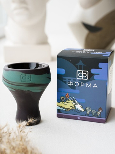 Чаша Форма Турка - Изумруд (с глазурью)