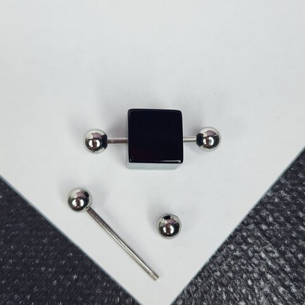 Коннектор сталь, с отвинчивающимся шариком, для колец из каучука, р-р 20×3.9мм, штучно