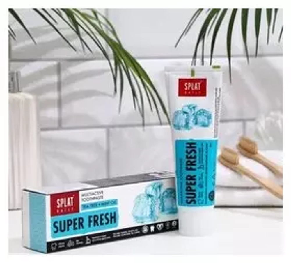 З/П "SPLAT SUPER FRESH"  TEA TREE + MINT OIL 100г