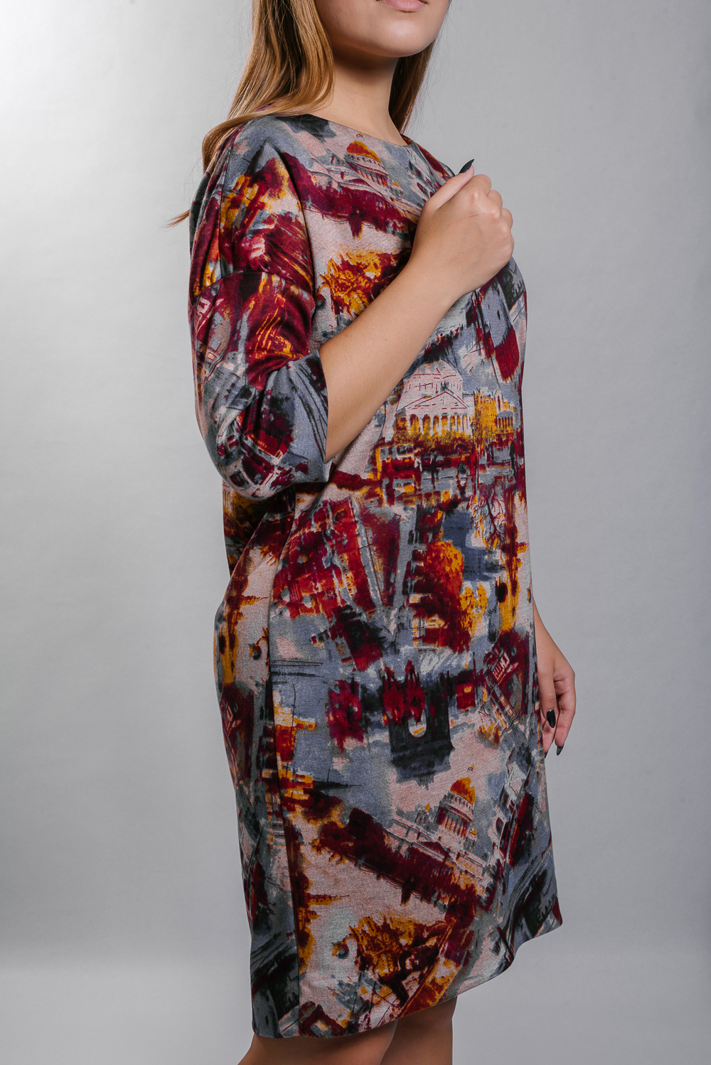 Трикотажное платье 1481А, Город #159Га051481А