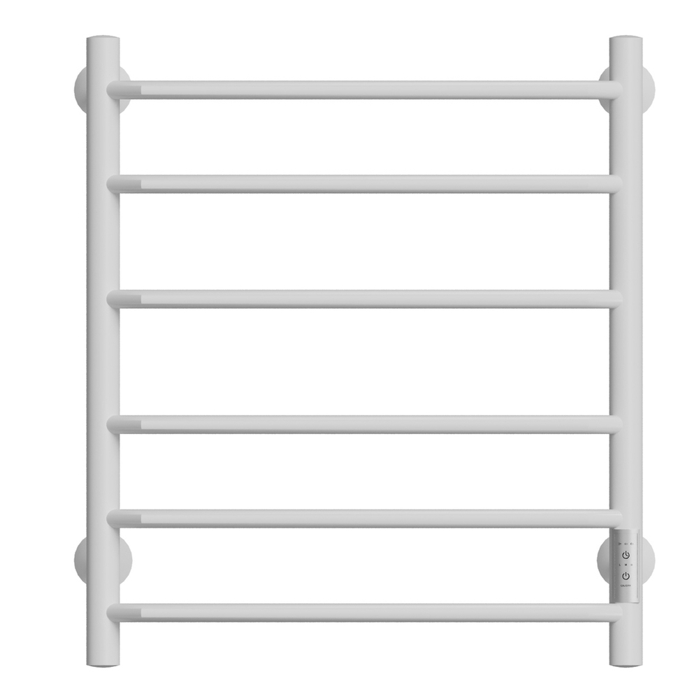 Полотенцесушитель MIXLINE MIRA  60х50 (таймер, 268 Вт, 6 перекладин) электрический БЕЛЫЙ