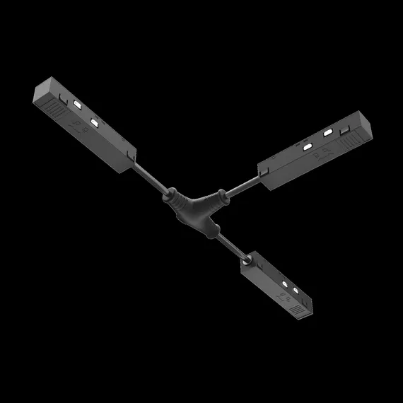 Коннектор питания Т-образный Exility черный Technical tra034cwt-42b