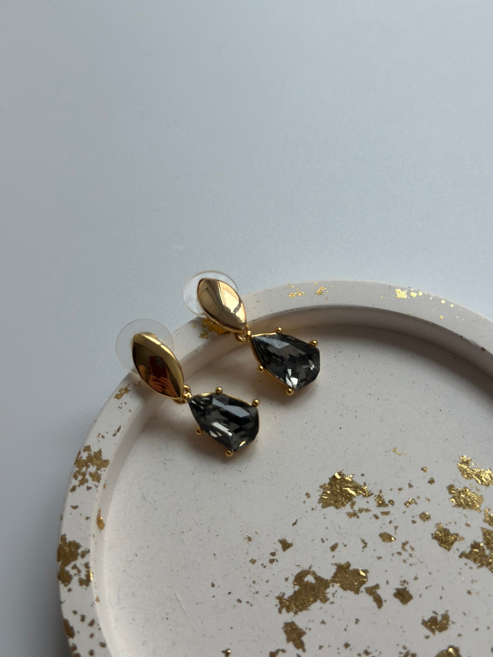 Серьги капля CRISTALL