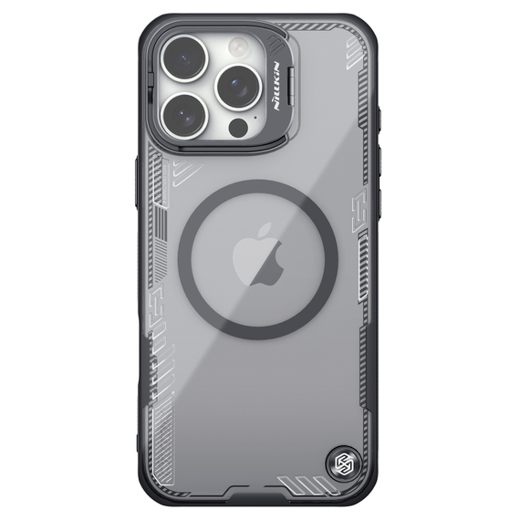 Чехол тонированный прозрачный с поддержкой MagSafe на iPhone 16 Pro, серия Iceblade Prop Magnetic (версия с открытой камерой) от Nillkin