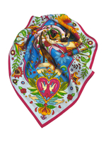 Платок «Матрёшки. Латинская Америка» 100% шёлк