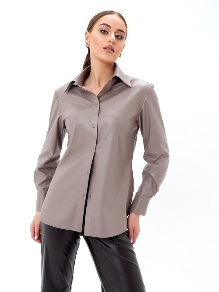 Рубашка кожаная