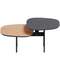 Журнальный столик Step S, дуб/черный ясень