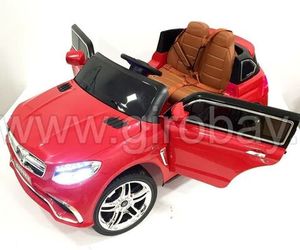 Детский электромобиль River Toys Mercedes E009KX красный