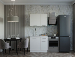 Кухонный гарнитур Жемчуг 1000 столешница 26 мм