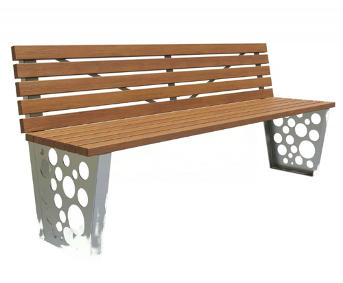 Скамейка стальная «Глобус»