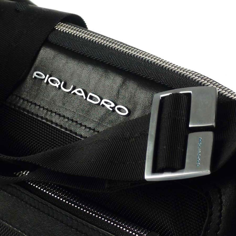 Сумка мужская Piquadro Link черный кожа и ткань (CA1591LK/N)