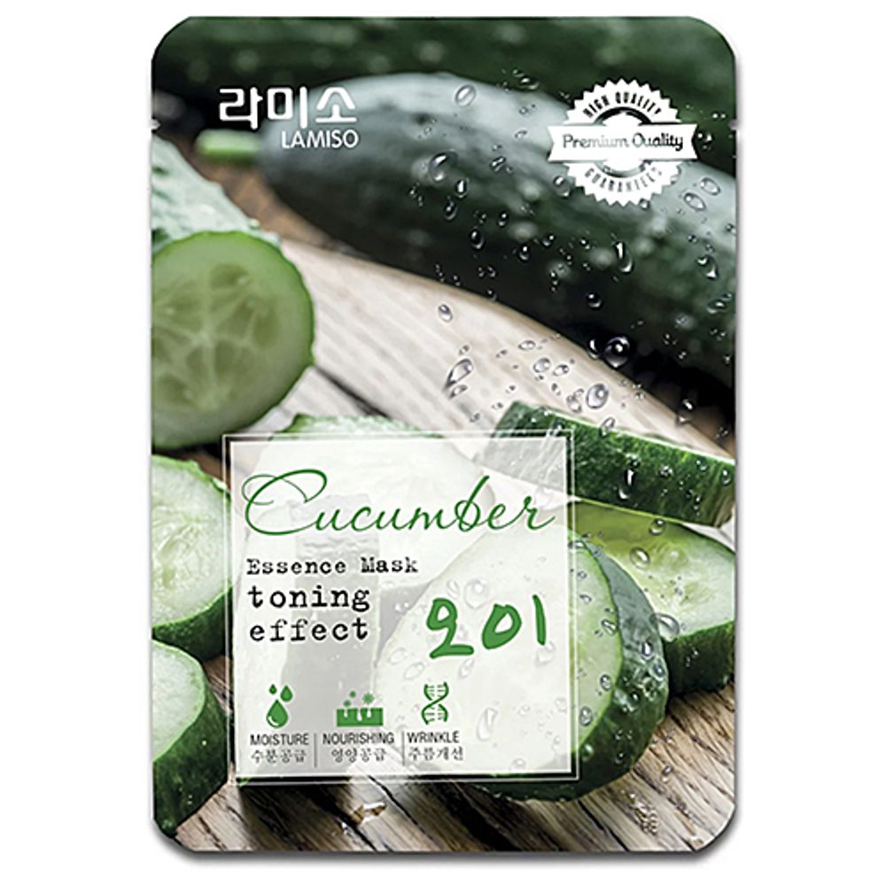 La Miso Маска с экстрактом огурца - Cucumber essence mask sheet, 23г