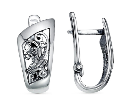 Серьги из серебра