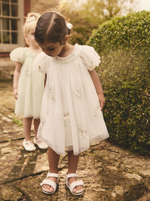 Платье для девочки Next E89-857, Молочный