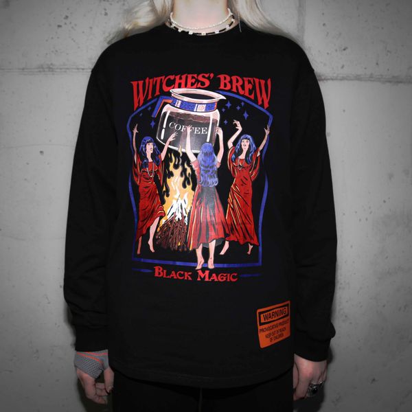 Лонгслив SR by Epic Merch Witches Brew Черный - фото 3