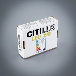 Citilux Омега CLD50R081 LED Встраиваемый светильник с диммером ХромМат
