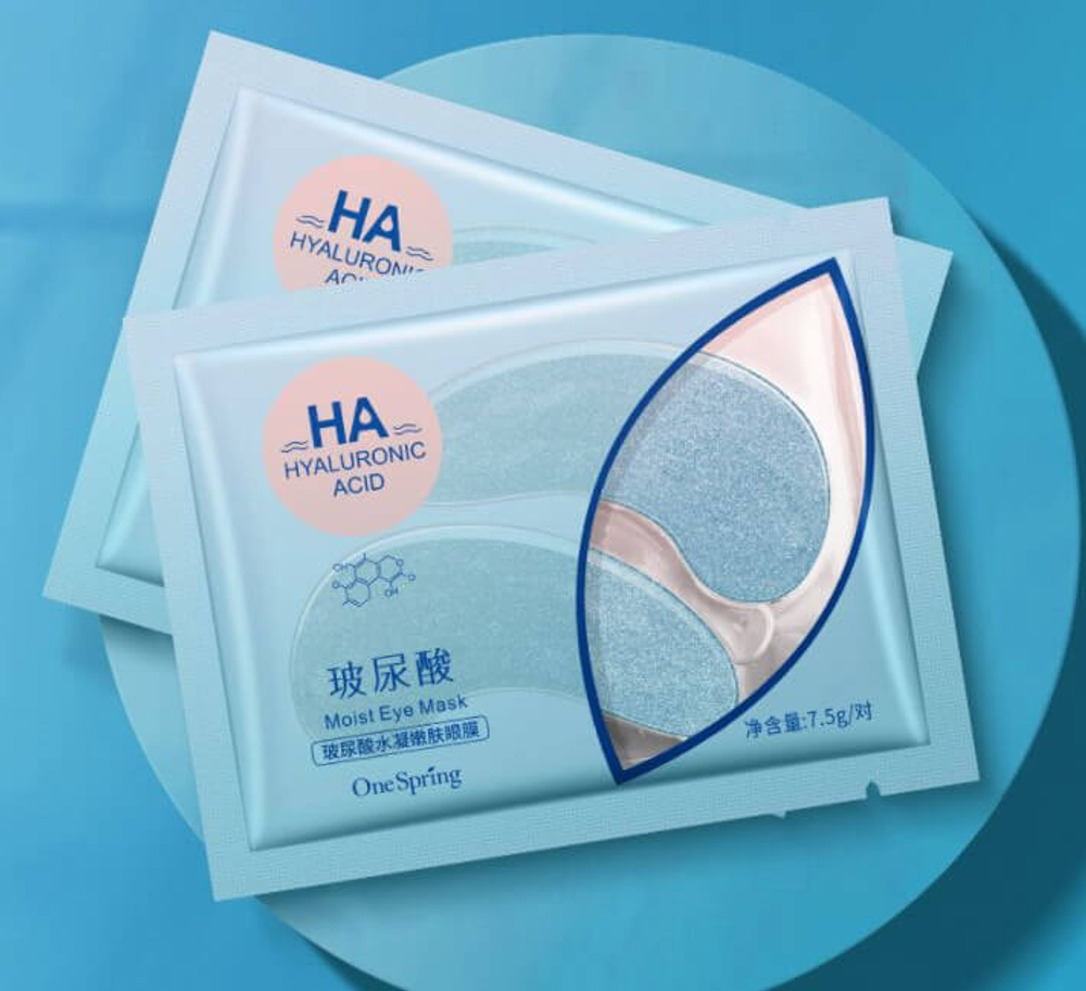 Гидрогелевые патчи с гиалуроновой кислотой, 1 пара