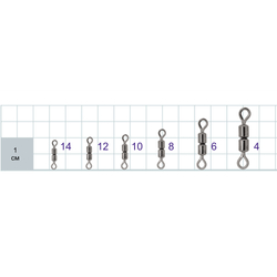 Вертлюг Double Rolling Swivel BN (упак. 10шт)
