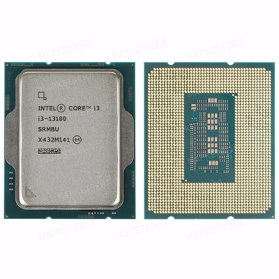 Процессор CPU Intel Core i3-13100, LGA1700 (3.4GHz/12MB/4 cores), TDP 60W, OEM