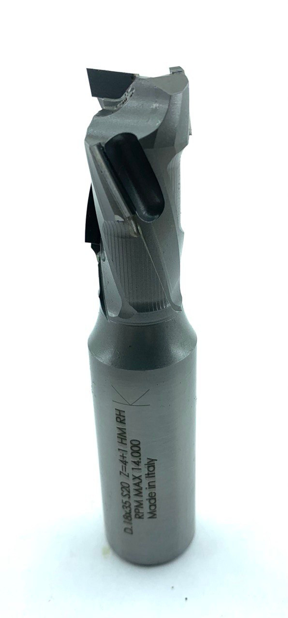 PCD фреза D.18x35 S.20х50 Z=4+1HM RH