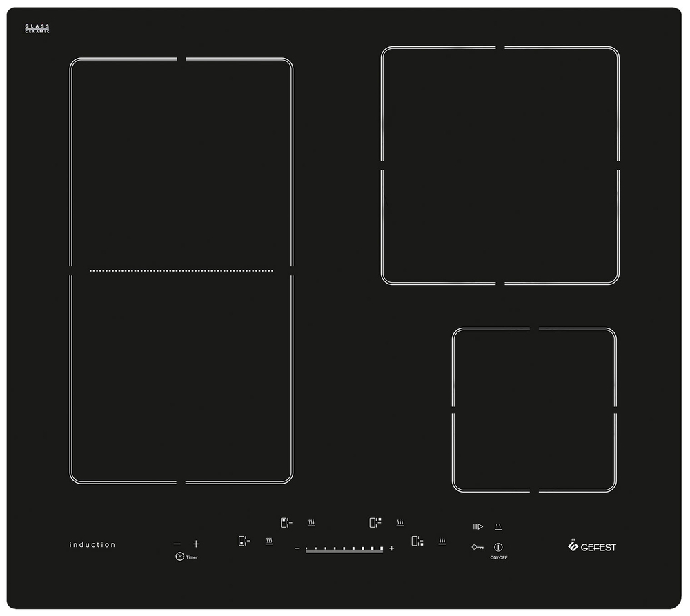 Электрическая варочная панель Gefest ПВЭ 4233 К6