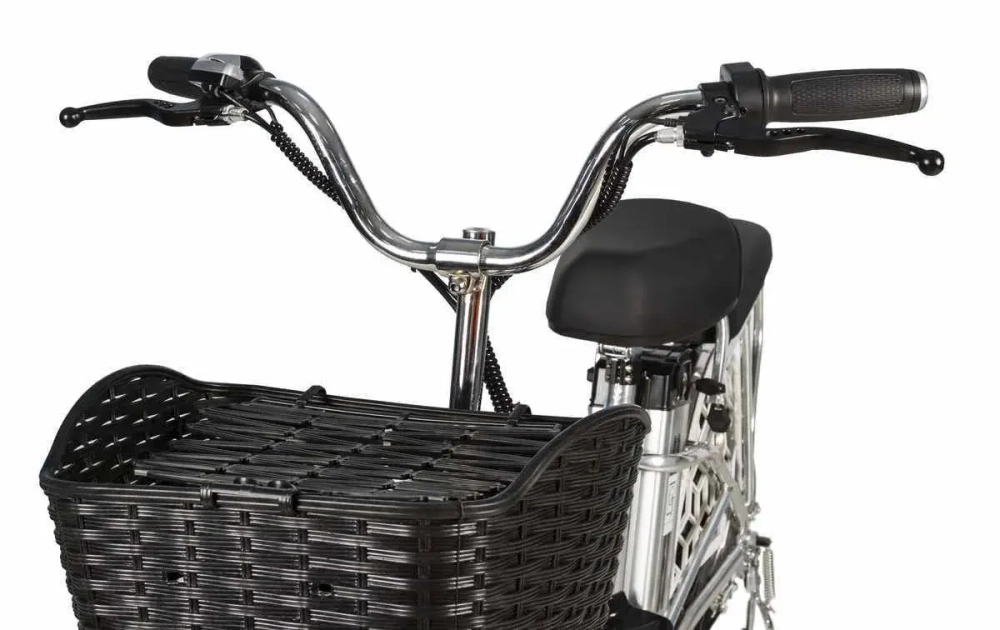 Электровелосипед GT V6 с корзиной