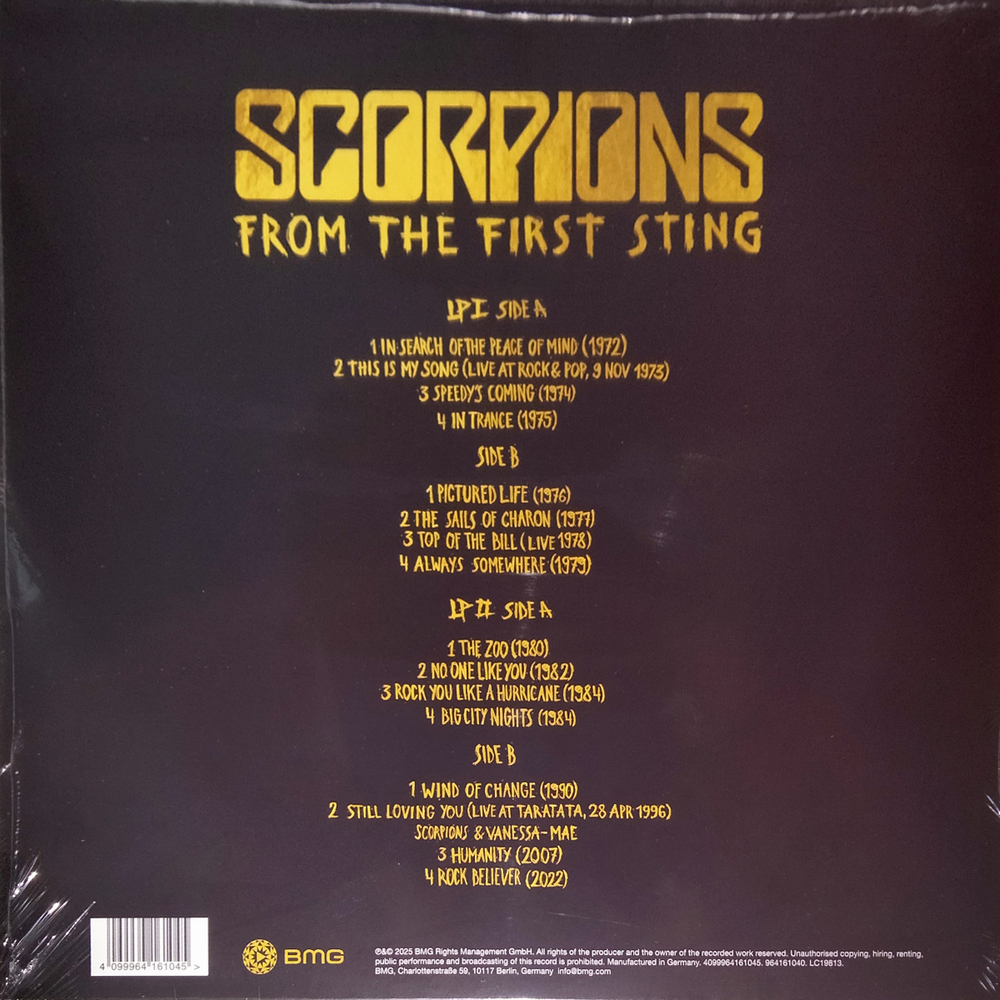 Scorpions / From The First Sting (60th Anniversary Edition)(2LP)