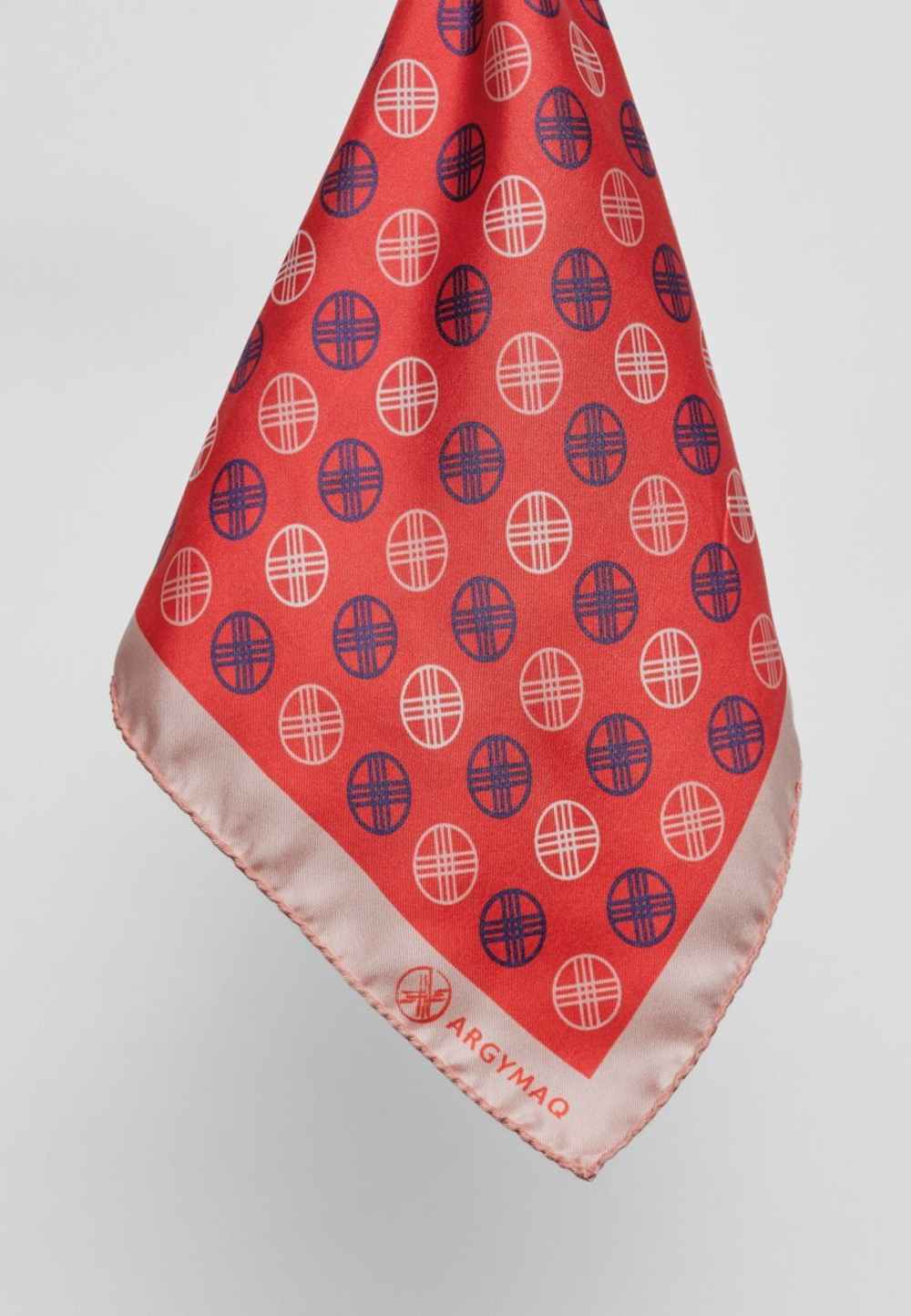 Шелковый платок SHANYRAQ RED 45x45