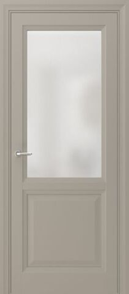 Межкомнатная дверь Фрамир Arta 2 PO Сатинат Грей софт
