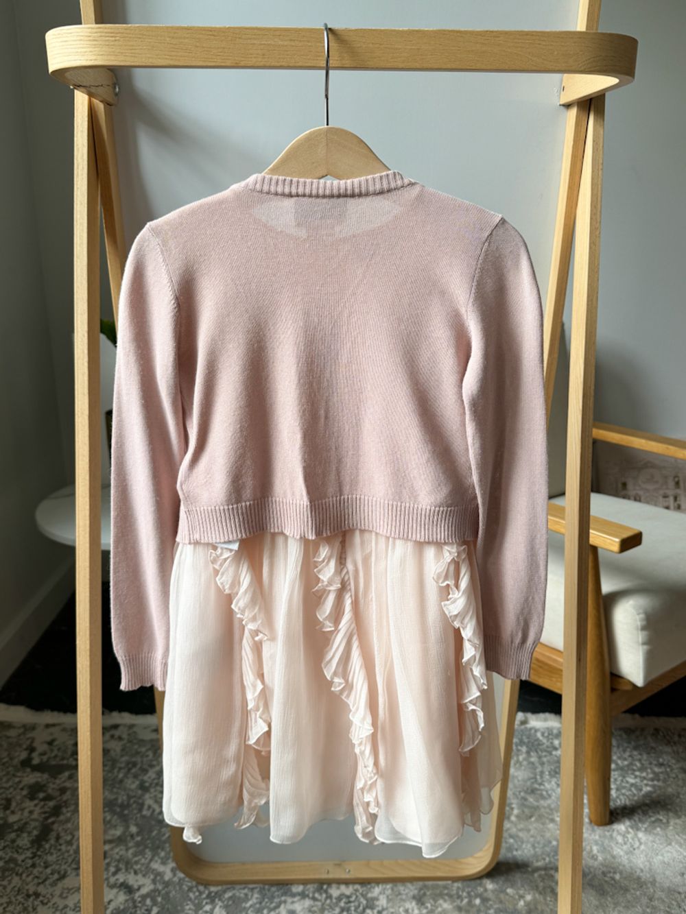 Шелковое платье c кардиганом Gucci, 104