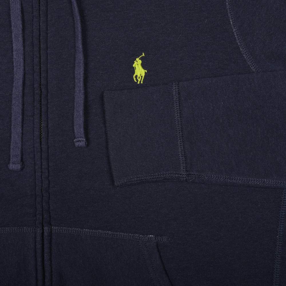 Женское худи Polo Ralph Lauren цвета индиго с контрастным лого, L slim