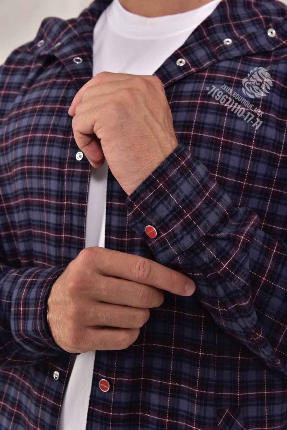 Рубашка с капюшоном Kiton