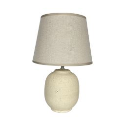 Настольная лампа Rivoli   7551-501 1 х Е14 40 Вт керамика бежевая с абажуром