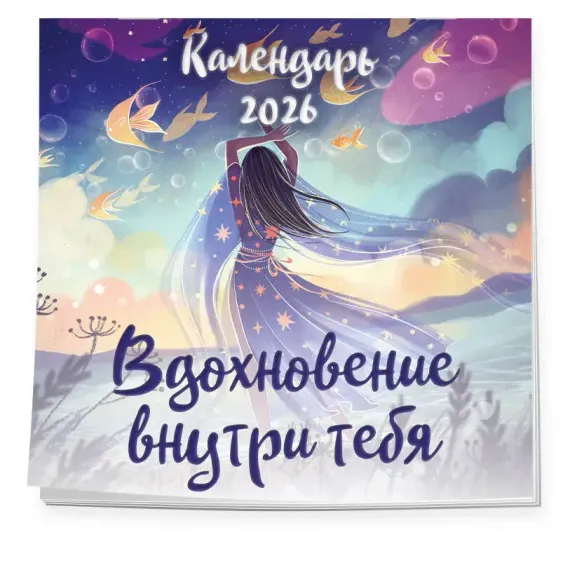 Вдохновение внутри тебя. Календарь настенный на 2026 год (300х300 мм)