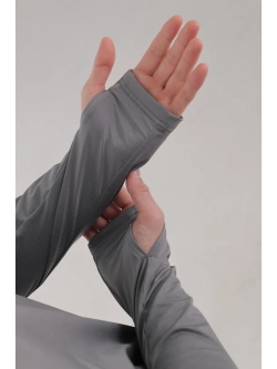 Лонгслив спортивный с капюшоном