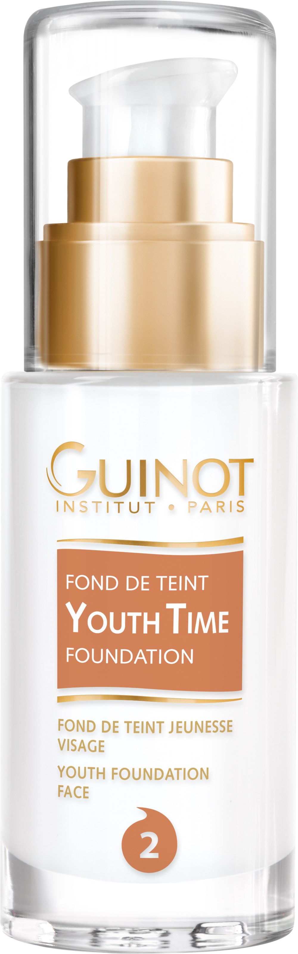 Fond de Teint Youth Time №1 Уникальная разработка лаборатории Guinot, мультифункциональный крем, сочетающий свойства тонального крема и омолаживающего ухода за кожей.