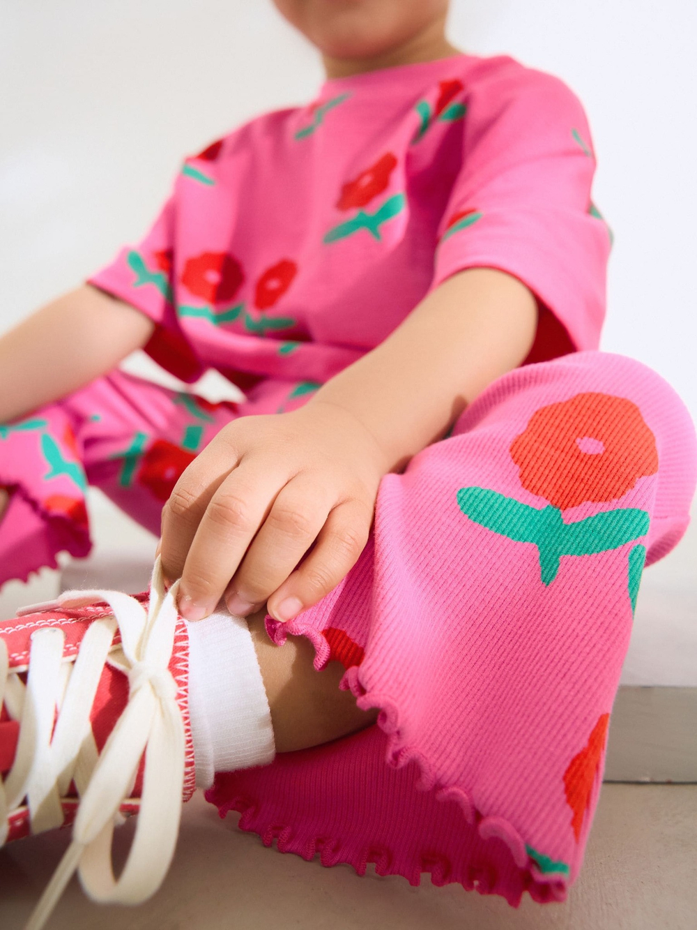 Легинсы-клеш для девочки Next AD8-342, Фуксия