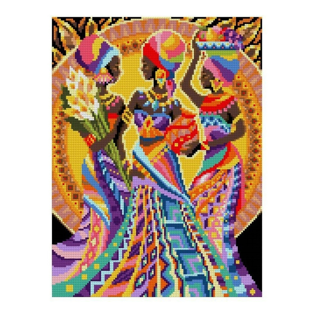 Алмазная мозаика 30*40см (полное заполнение) "Экзотика" (Lori)