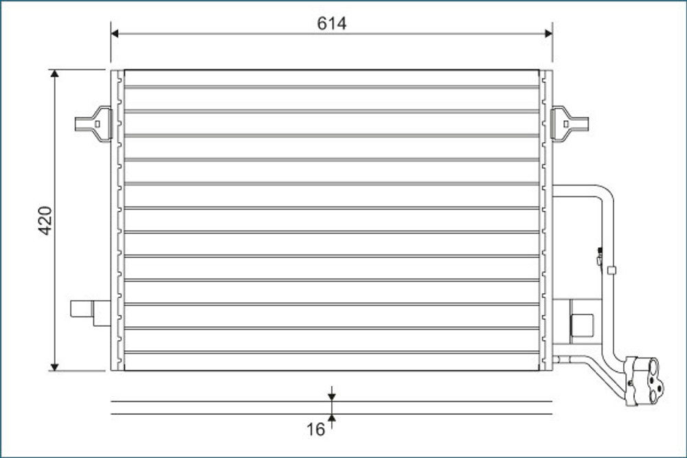 VALEO - 817679-VAL - Condenser, air conditioning