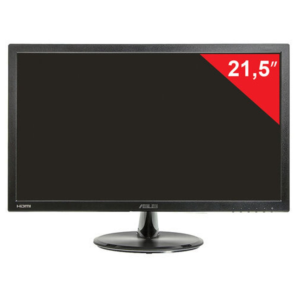 Монитор ASUS VP228HE 21.5" (55см), 1920x1080, 16:9, LED, 1ms, 200cd, VGA, HDMI, черный