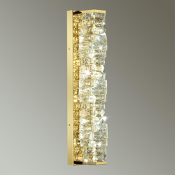 4999/15WL HALL ODL23 623 золотой/прозрачный/металл/хрусталь Бра LED 15W 4000K STRAZA