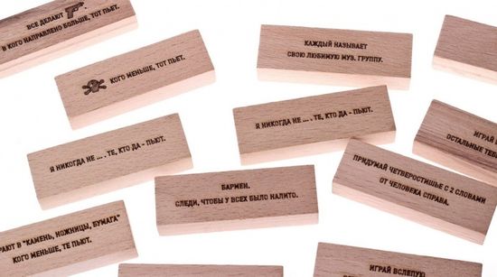 Настольная игра Башня "54 ххх" Алкогольная