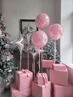 Набор "Розовое звездное небо"