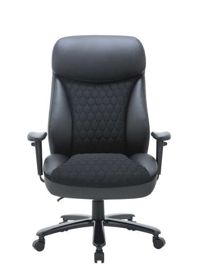 Офисное кресло Chairman CH414 экокожа/ткань, черный