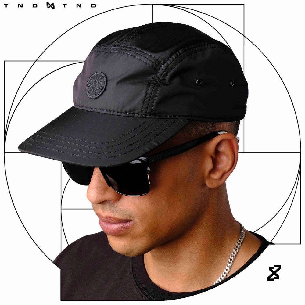 Кепка Тандем Тэндай Tandem 6-ти панельная черная