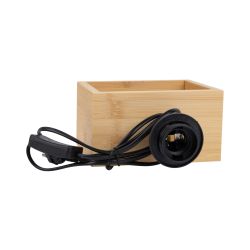 UML-B401 E27 LIGHT GREY-WOOD Светильник настольный декоративный под лампу Е27. 40W. Механический выключатель. Светло-серый. ТМ Uniel