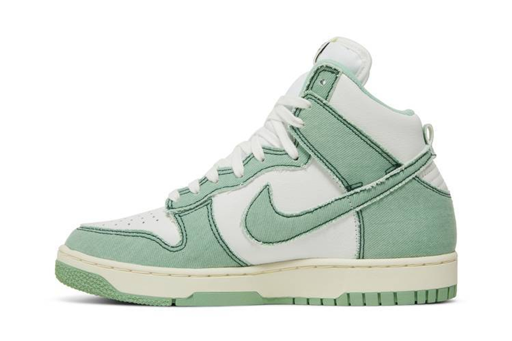 Кроссовки Nike Dunk "Green Denim" (Женская размерная сетка)